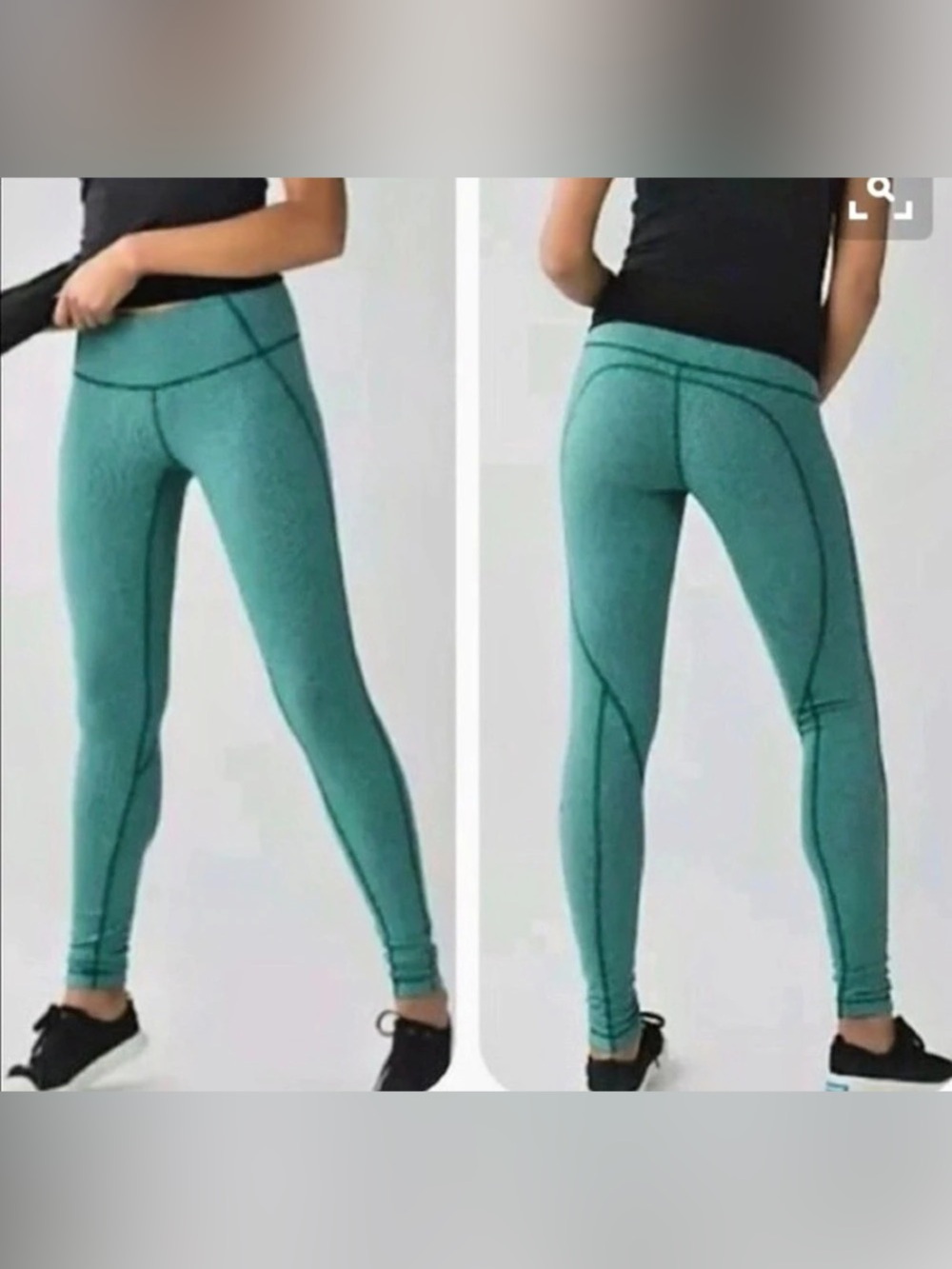 lululemon Wunder Under High-Rise Luxtreme Green Size 4